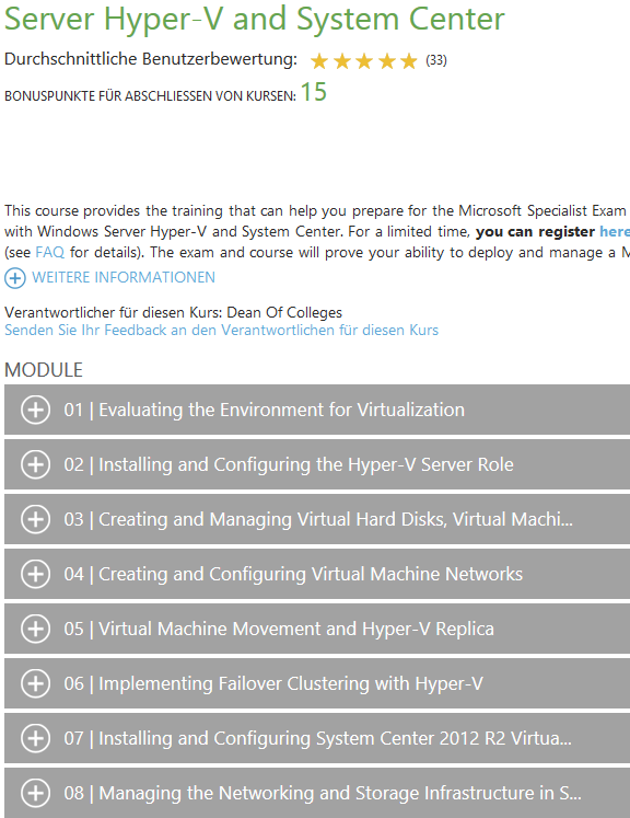 Microsoft Virtual Academy