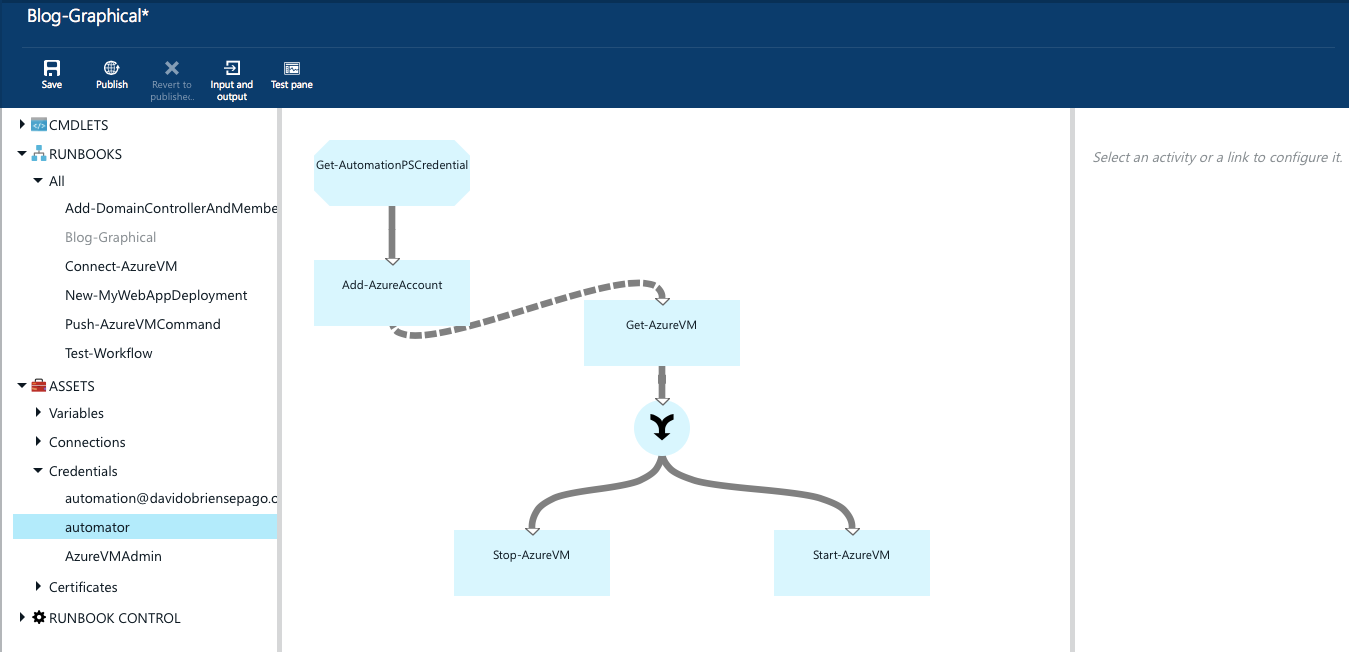 Azure Automation Runbook editing