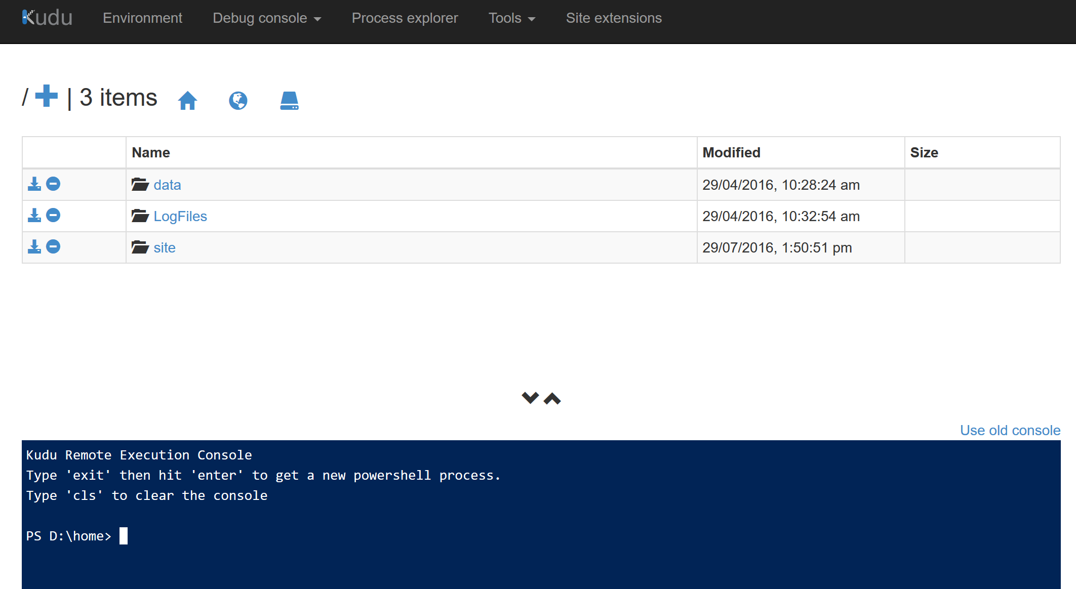 Azure Function KUDU PowerShell